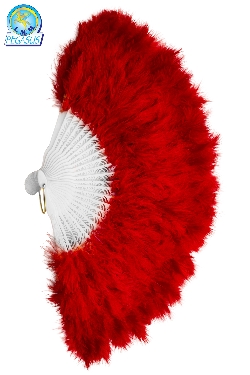 VENTAGLIO PIUME ROSSE